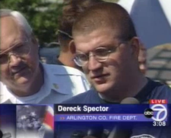 Fire department first responder Derek Spector discusses evacuations